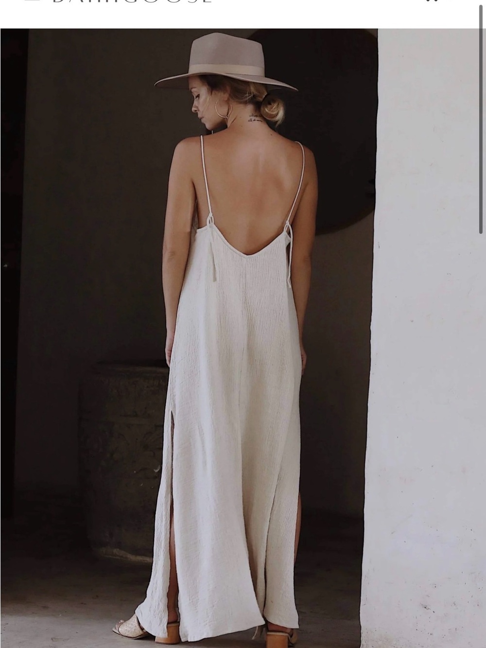 Linen & cotton Bahhgoose dress - Picture 3 of 6